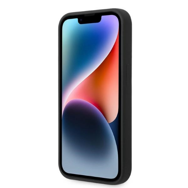 Karl Lagerfeld KLHMP14LSLKHBK iPhone 14 Pro 6.1" hartcase schwarz/schwarz Silikon Karl`s Head MagSafe